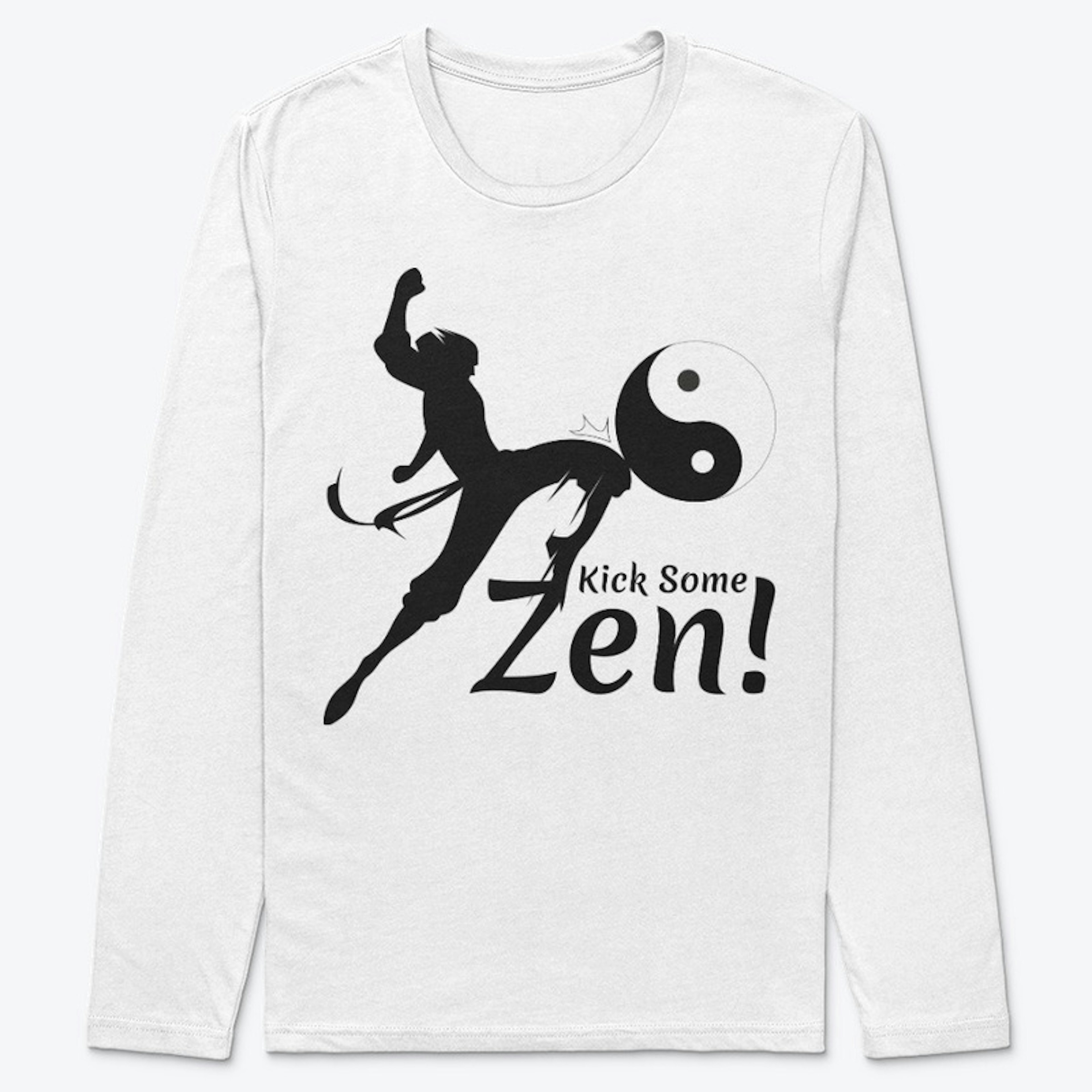 Kick Your Zen Long-Sleeve Tee Shirt