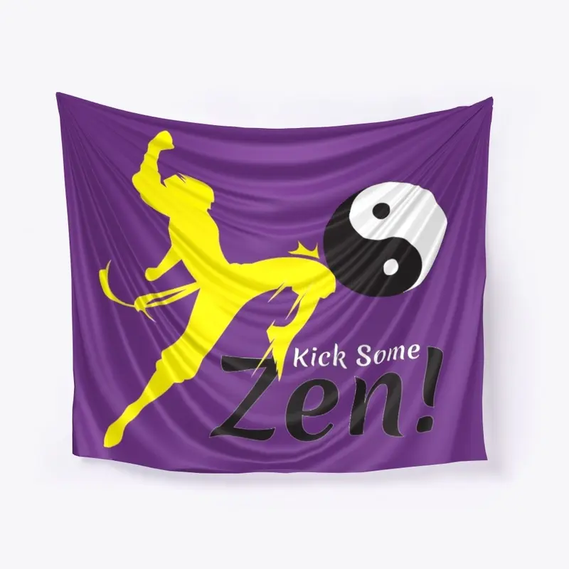 Kick some Zen Wall Tapistry